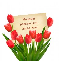 Честит рожден ден, мила моя